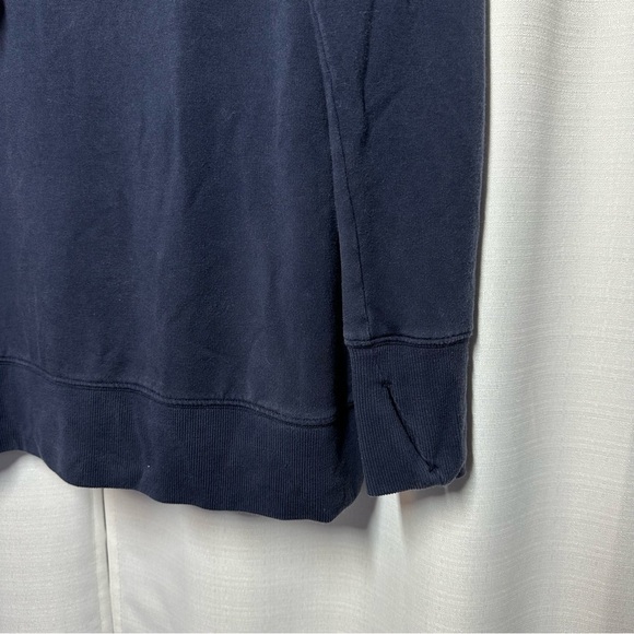 Athleta Sayulita Hoodie Sweatshirt Navy Small Casual Soft Thumbholes Outdoor - Picture 3 of 10